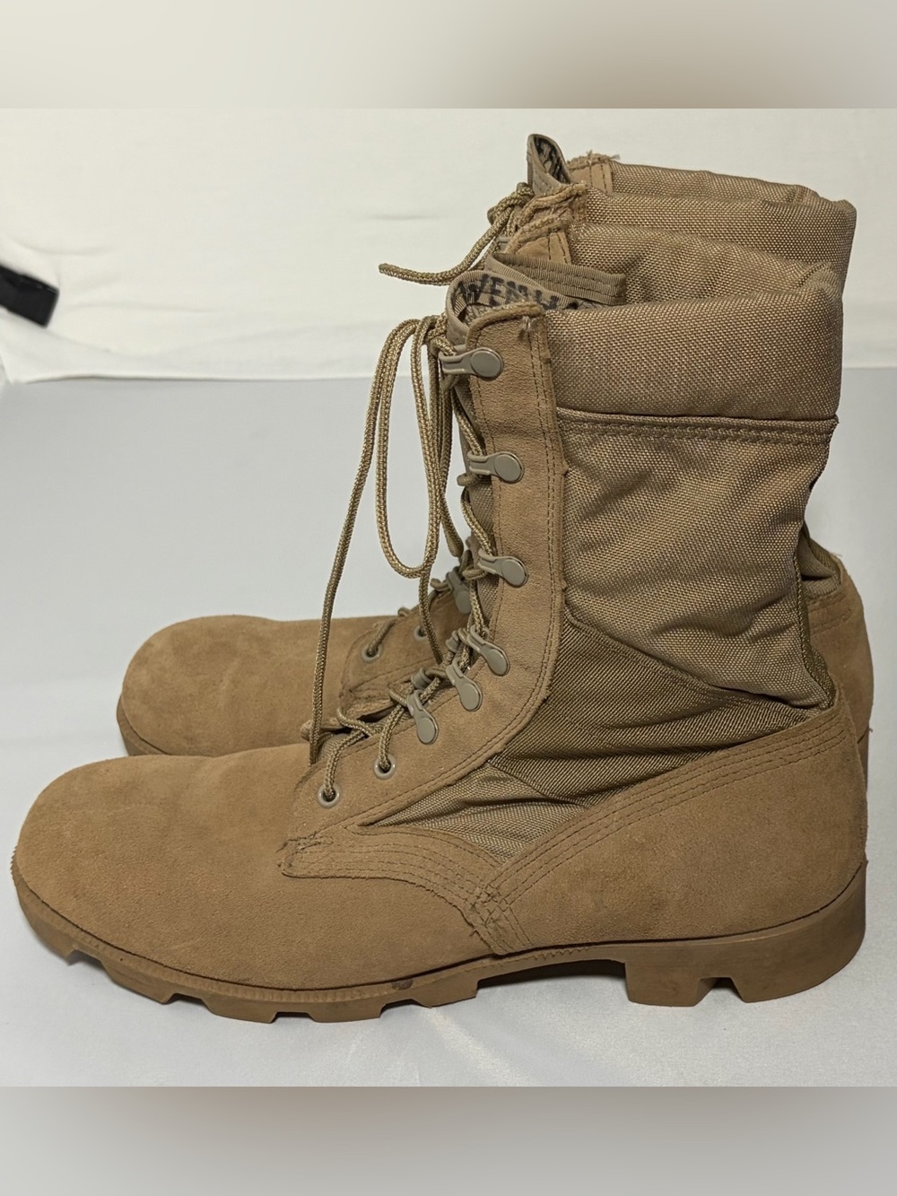 Vtg 90s RO-Search Military-Issue Desert Combat Tactical Boots Men 12.5 Excellent